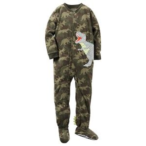 Carter's Camo Dino Camouflage Pajamas Size 5T